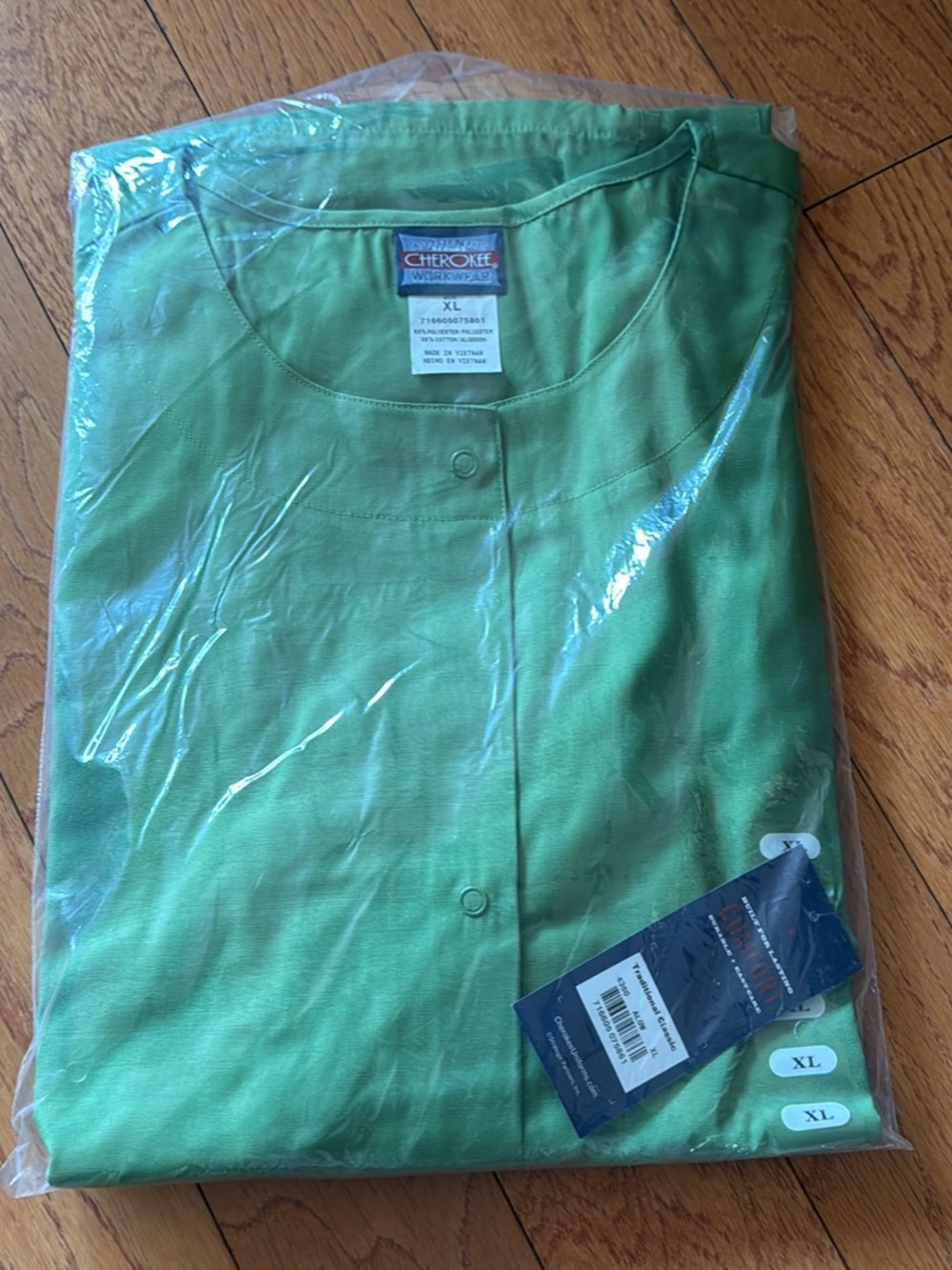 Cherokee Workwear Scrub Jacket - Green